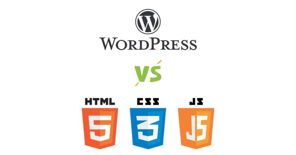 wordpress vs html